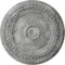 Ekena Millwork Carlsbad Ceiling Medallion (Canopies up to 5 1/2"), 31 1/8"OD x 1 1/2"P, Ultra Pure White Crackle CM31CAUWC - alternate 1